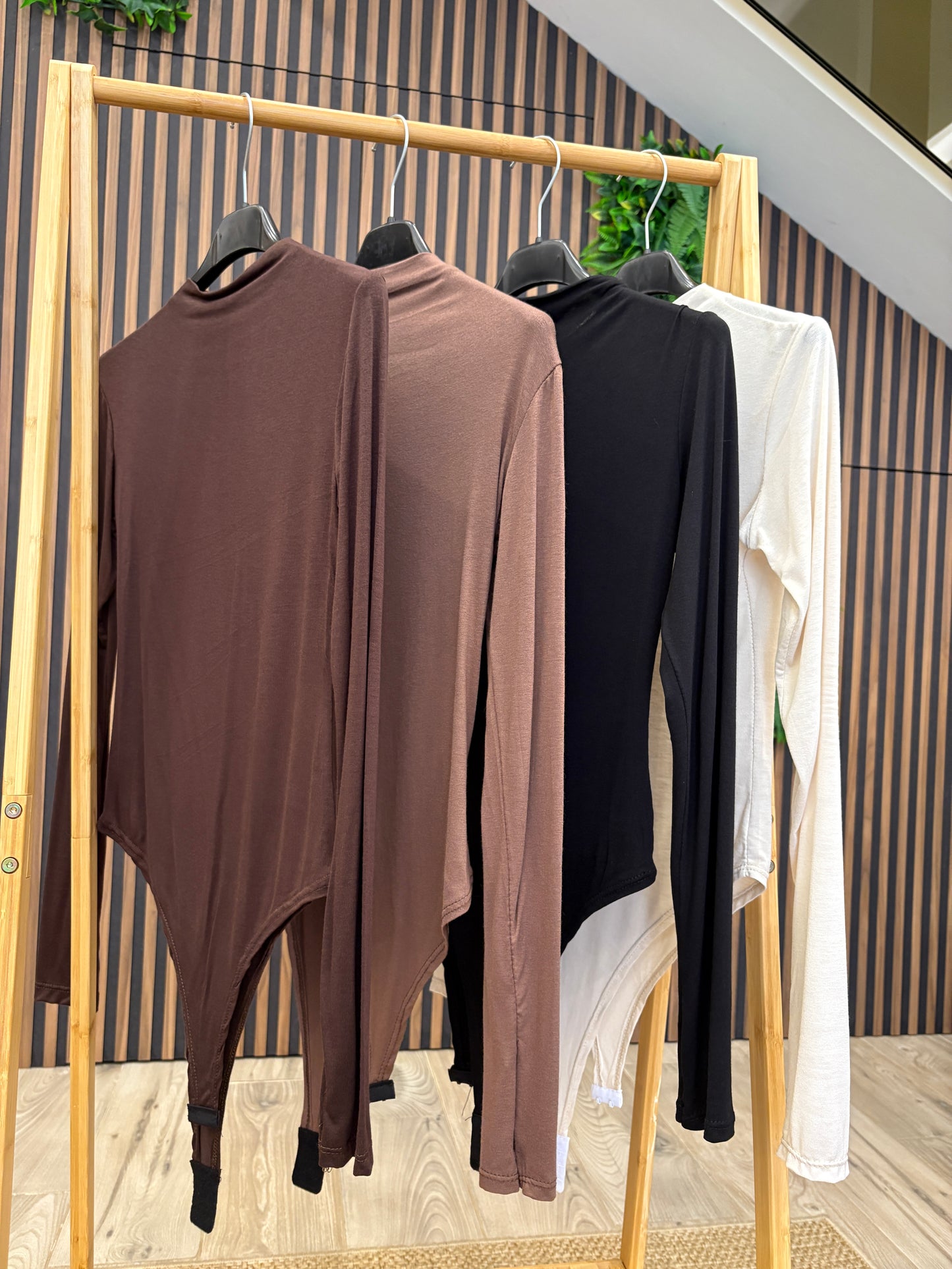 🖤 Body 4 varianti Semi-Velato a Maniche Lunghe