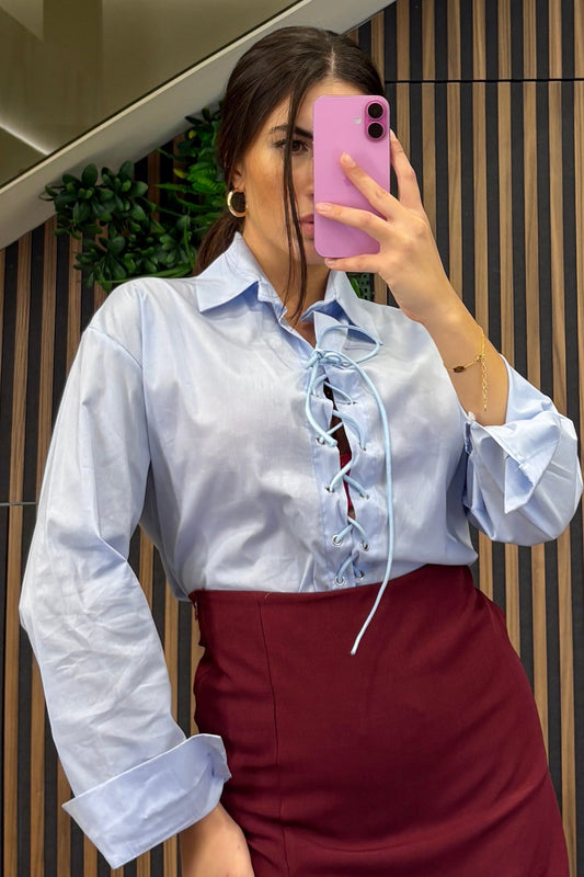 Camicia “Lace Me Up”