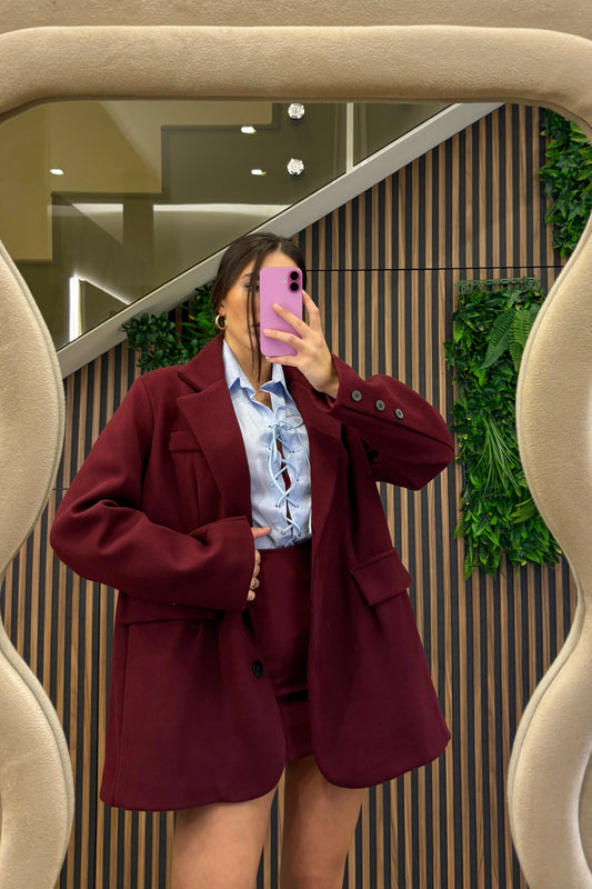 Blazer tessuto cappotto