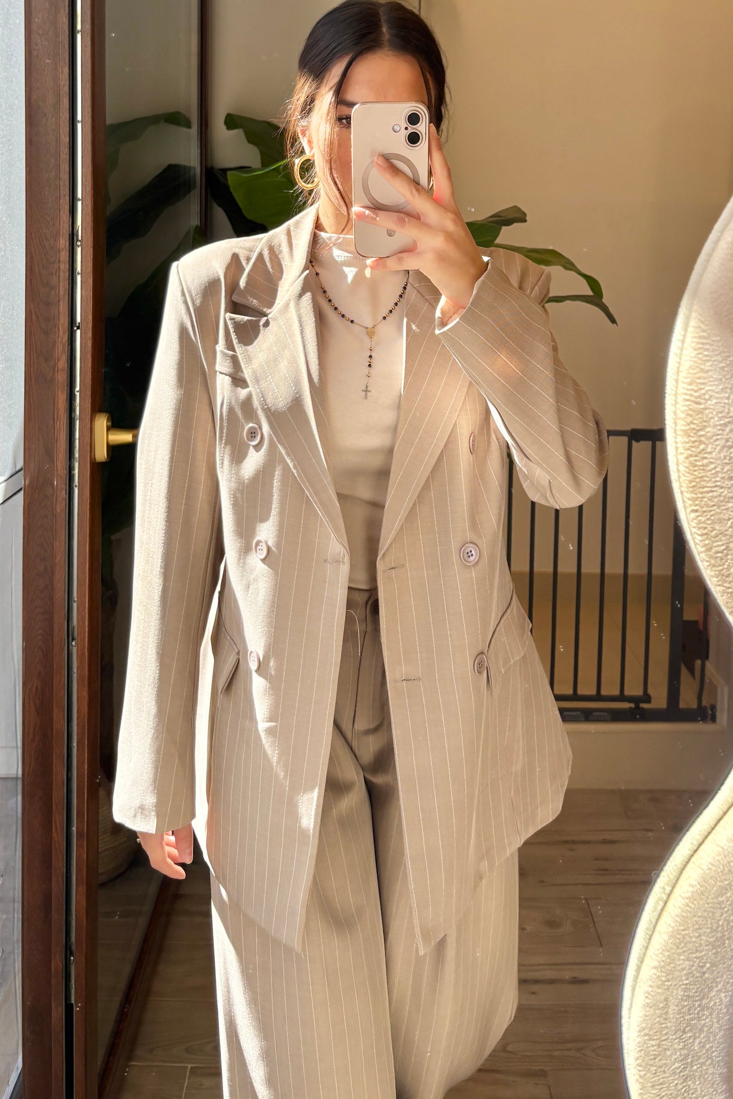 Completo Gessato Oversize – Power Suit Edition ⚡️