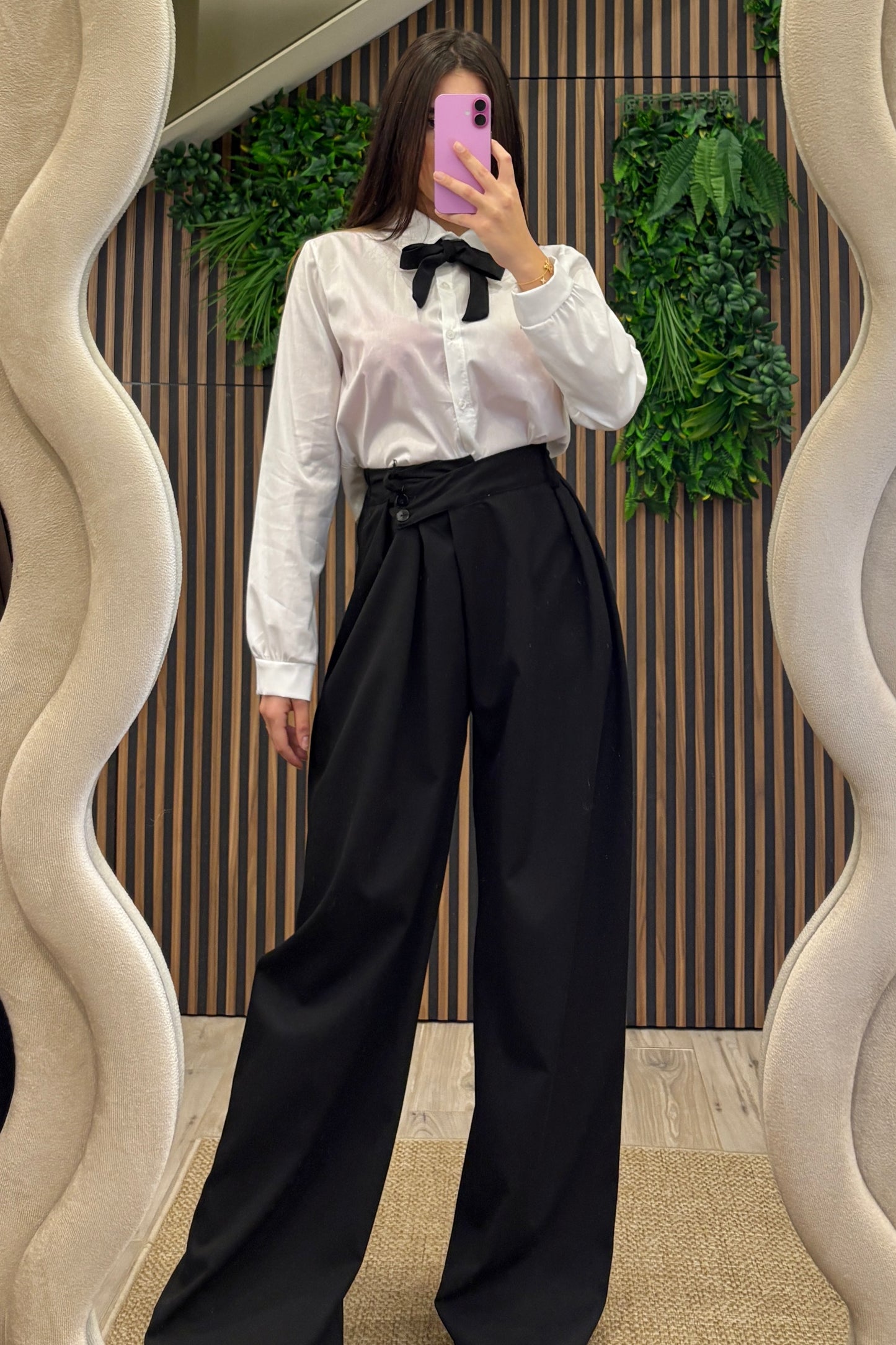 Pantalone “Sand Flow” black