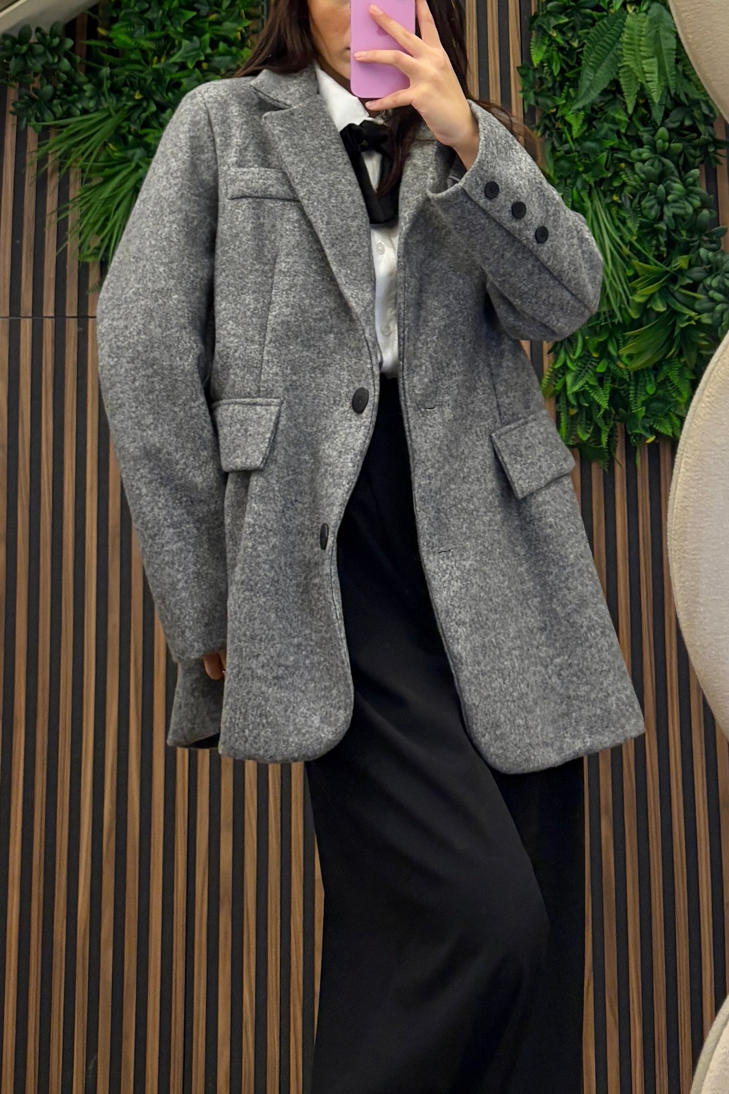 Blazer tessuto cappotto