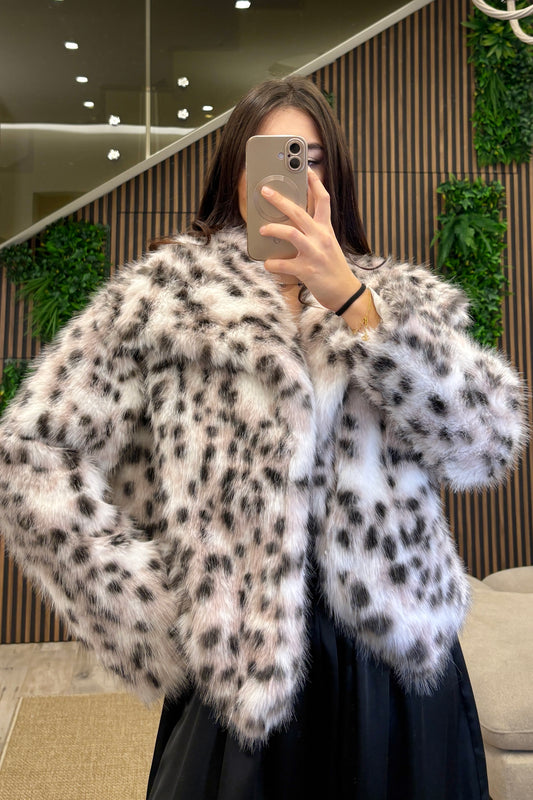 Pelliccia eco “Snow Leopard”