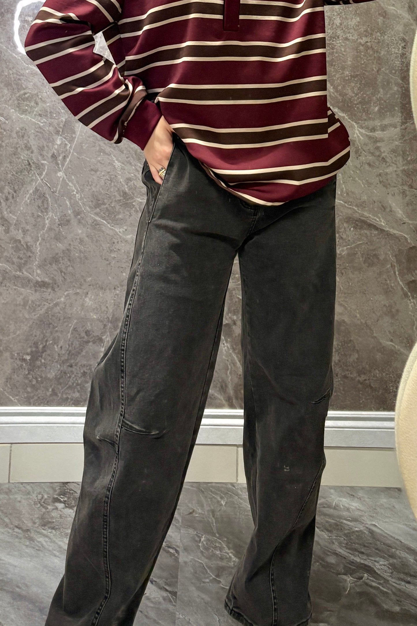 Jeans Grigio Washed