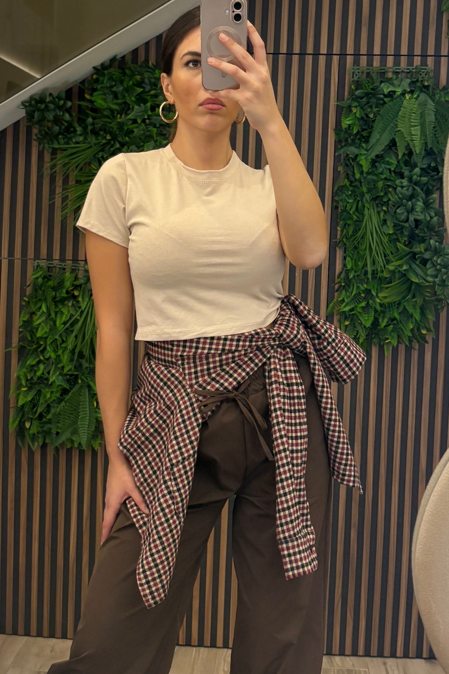 Maglia basic crop