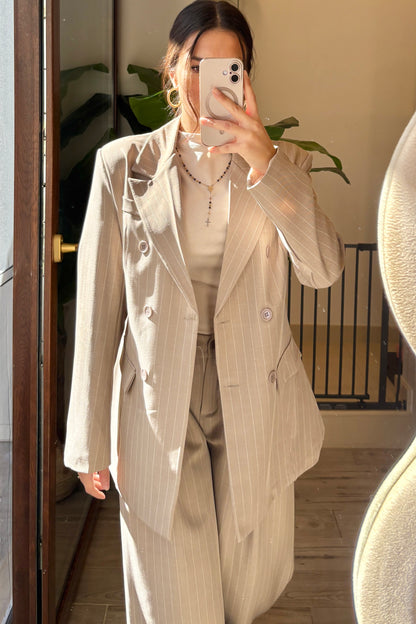 Completo Gessato Oversize – Power Suit Edition ⚡️